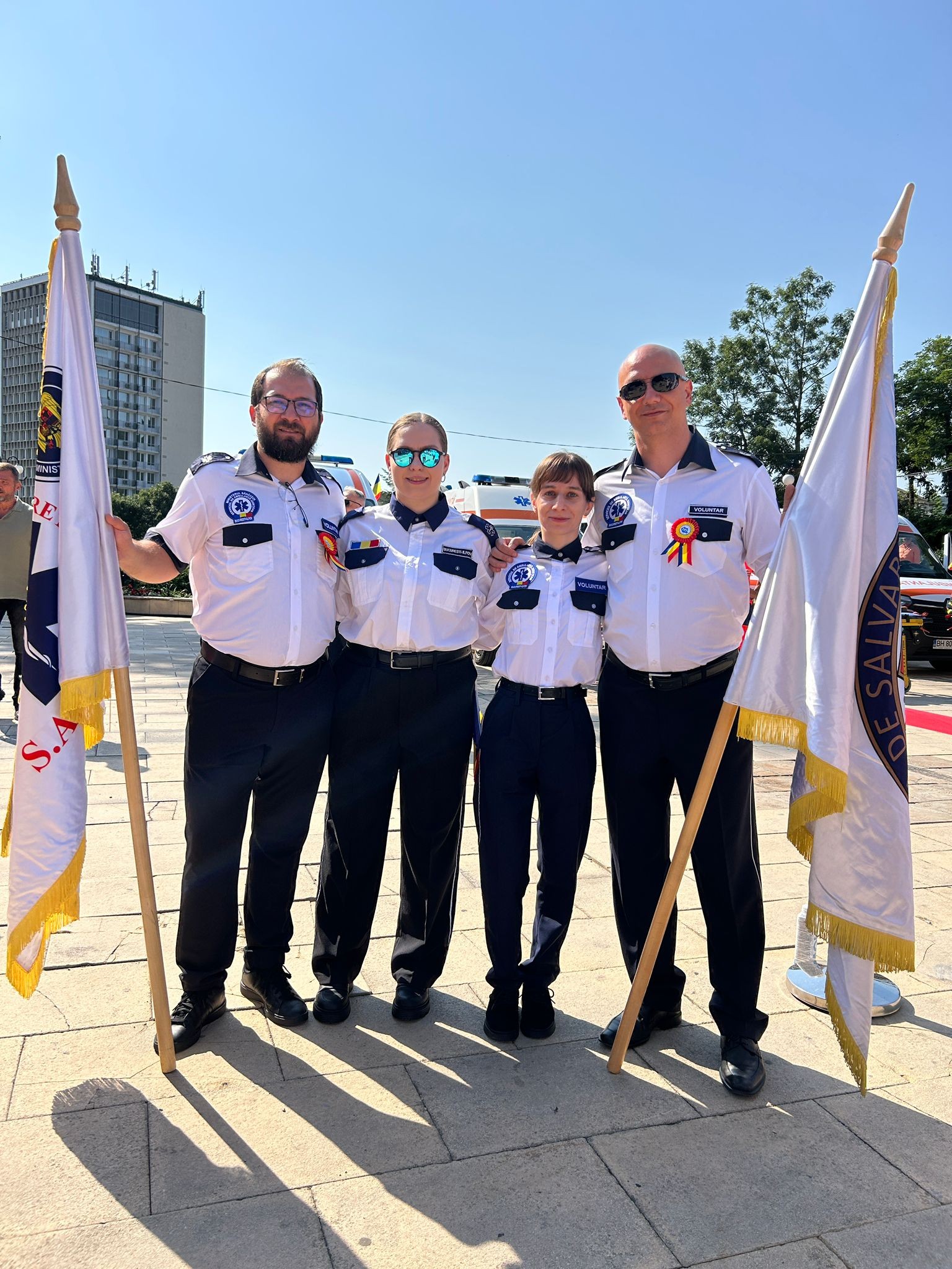 Voluntari ASSB în acțiune